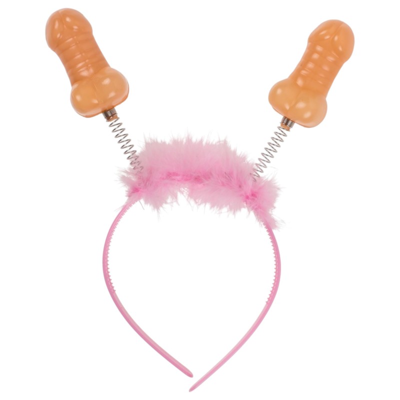 Péniszes fejpánt (pink-natúr) 104614 termék bemutató kép