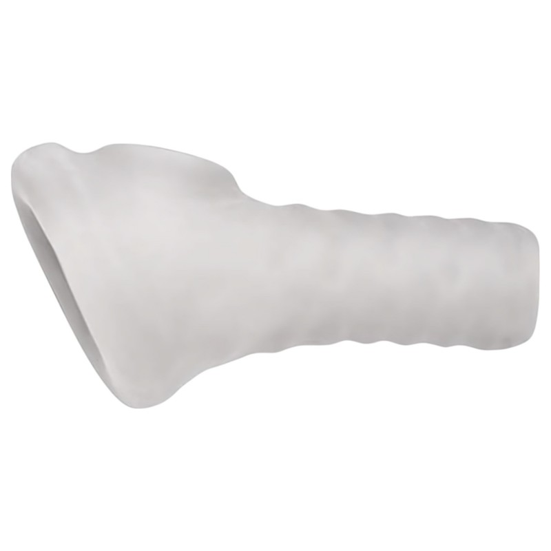 Perfect Fit Breeder - fehér nyitott végű, vastagító péniszköpeny (10 cm) 159606 termék bemutató kép