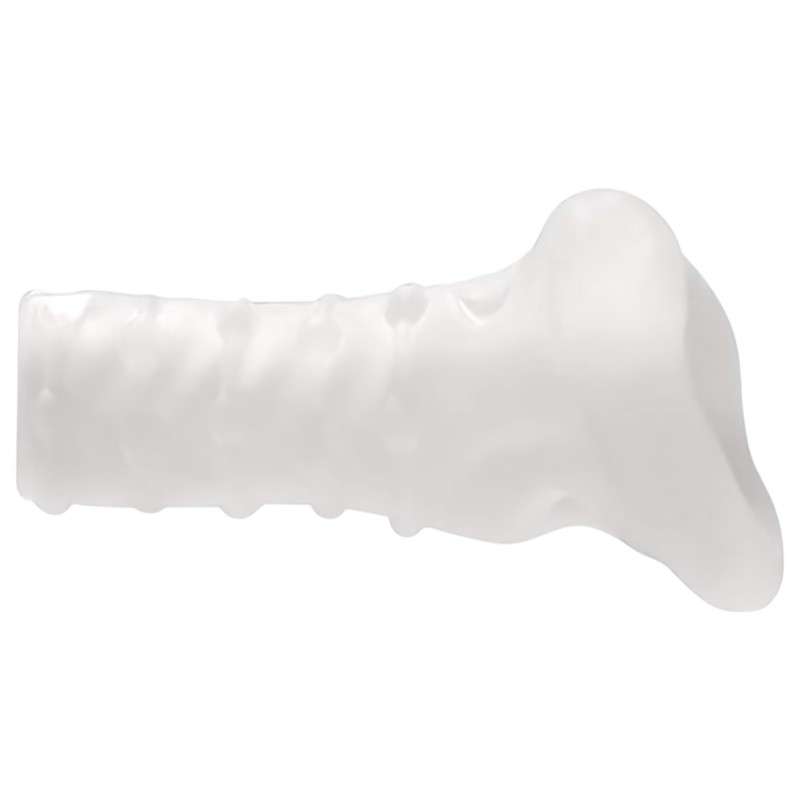 Perfect Fit Breeder - fehér nyitott végű, vastagító péniszköpeny (10 cm) 159607 termék bemutató kép