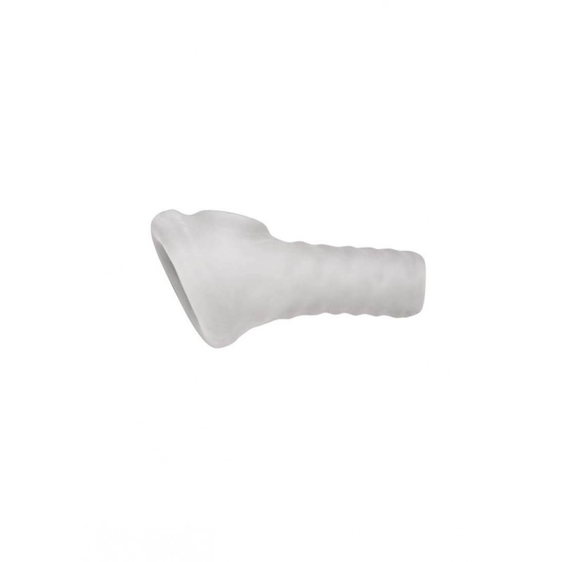Perfect Fit Breeder - nyitott péniszköpeny (10 cm) - fehér 67090 termék bemutató kép