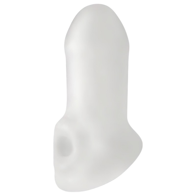 Perfect Fit Fat Boy Thin - fehér vastagító péniszköpeny (10 cm) 156241 termék bemutató kép