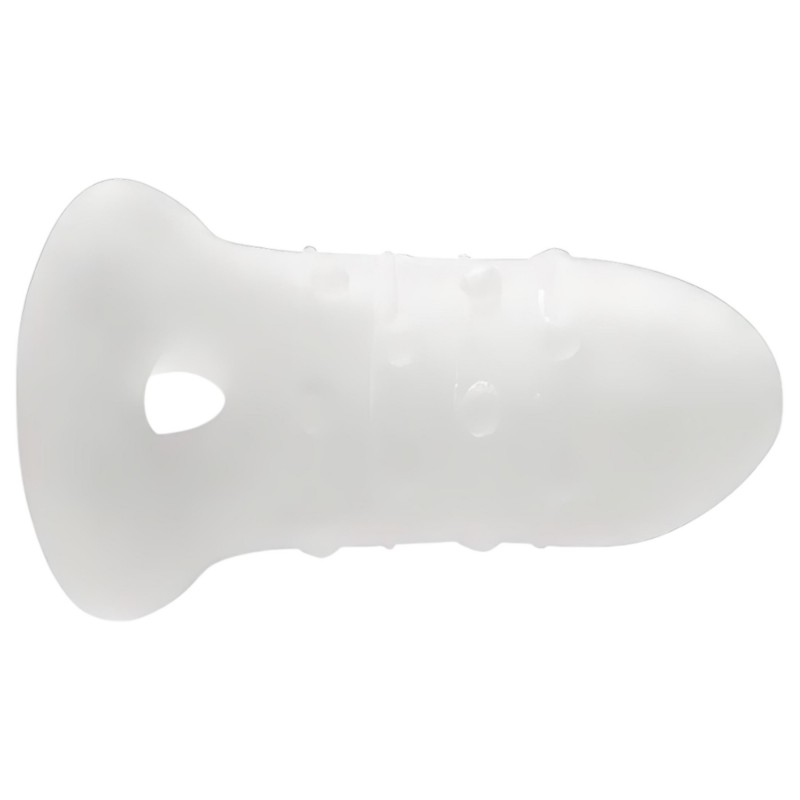 Perfect Fit Fat Boy Thin - fehér vastagító péniszköpeny (10 cm) 156243 termék bemutató kép