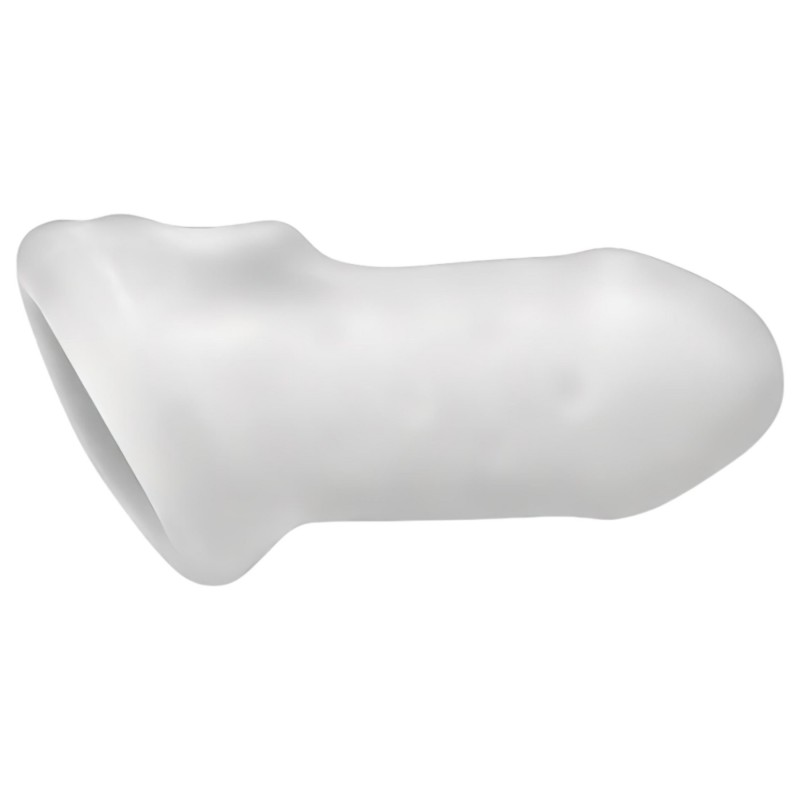 Perfect Fit Fat Boy Thin - fehér vastagító péniszköpeny (10 cm) 156244 termék bemutató kép