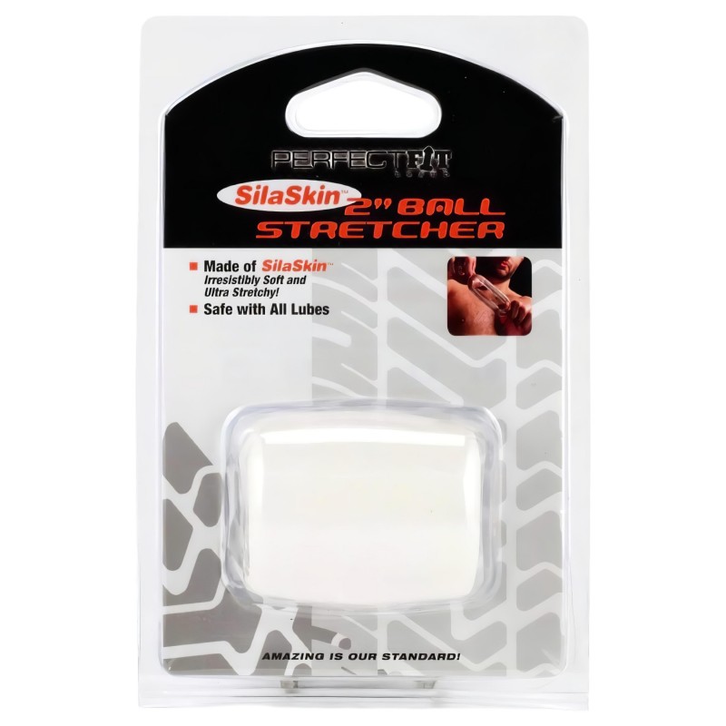 Perfect Fit - SilaSkin Ball Heregyűrű és nyújtó (fehér) 136064 termék bemutató kép