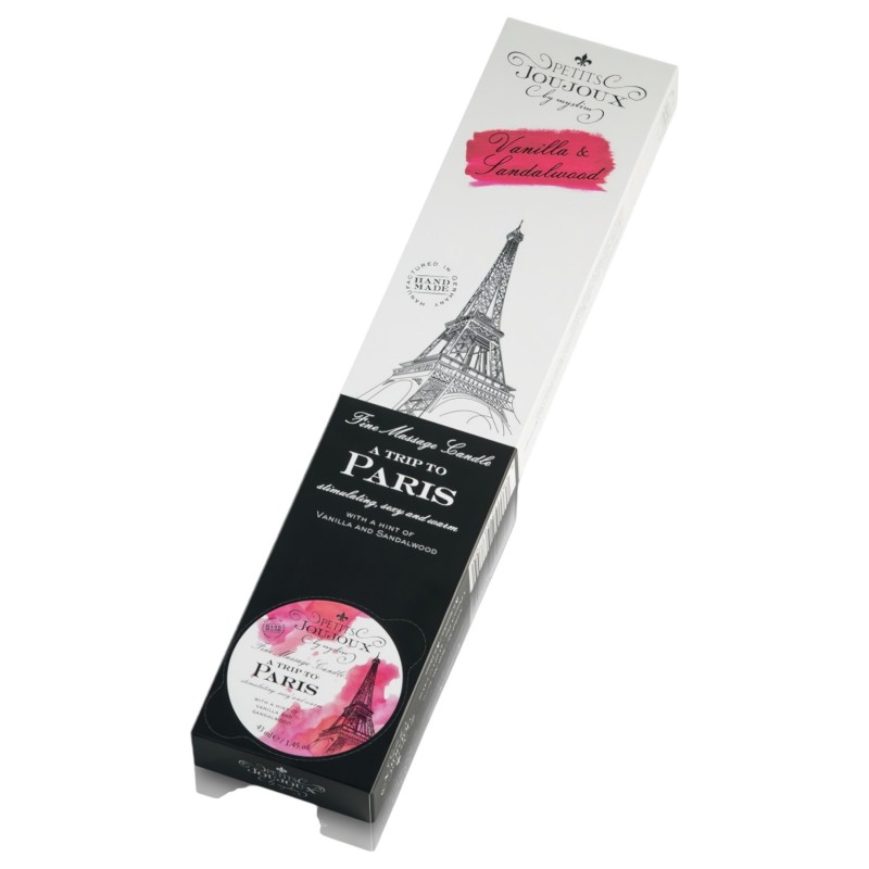 Petits Joujoux Paris - masszázsgyertya - vanília-szantálfa (5x43 ml) 130472 termék bemutató kép