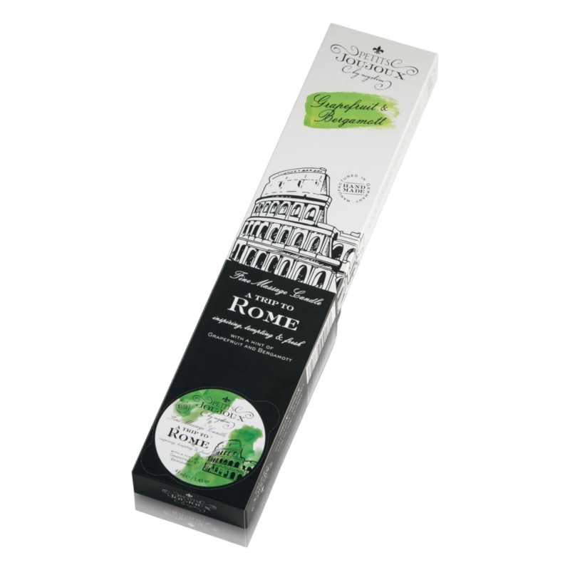 Petits Joujoux Rome masszázsgyertya - grapefruit-bergamot 5x43ml 93805 termék bemutató kép