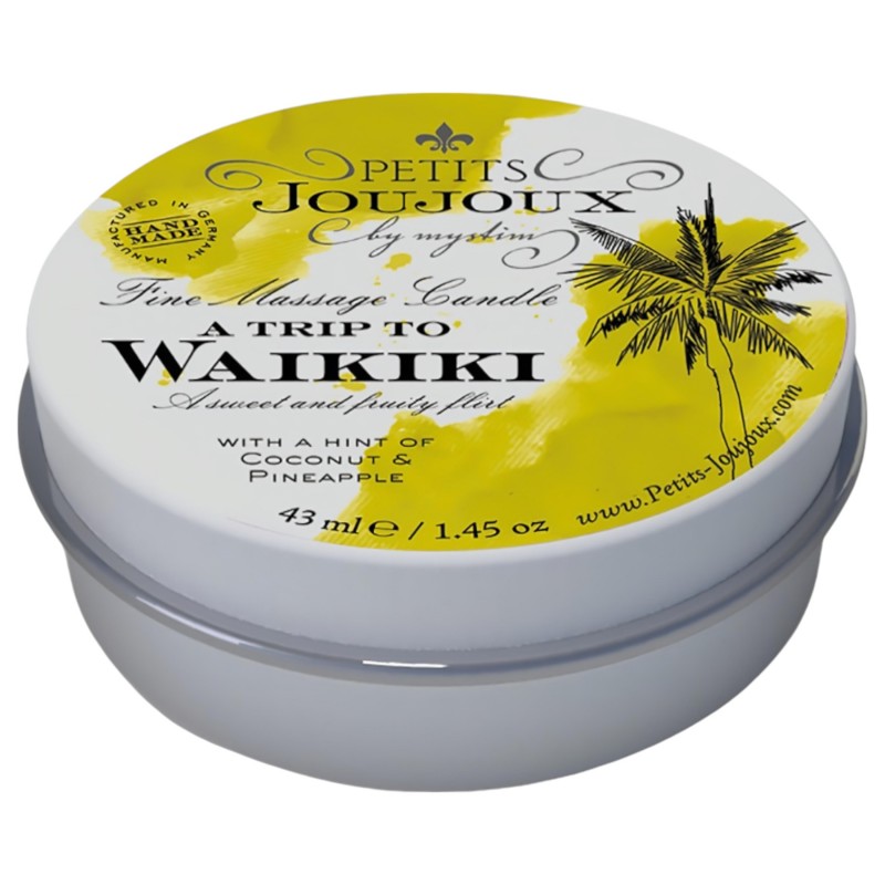 Petits Joujoux Waikiki - erotikus masszázsgyertya kókusz-ananász (43 ml) 129927 termék bemutató kép