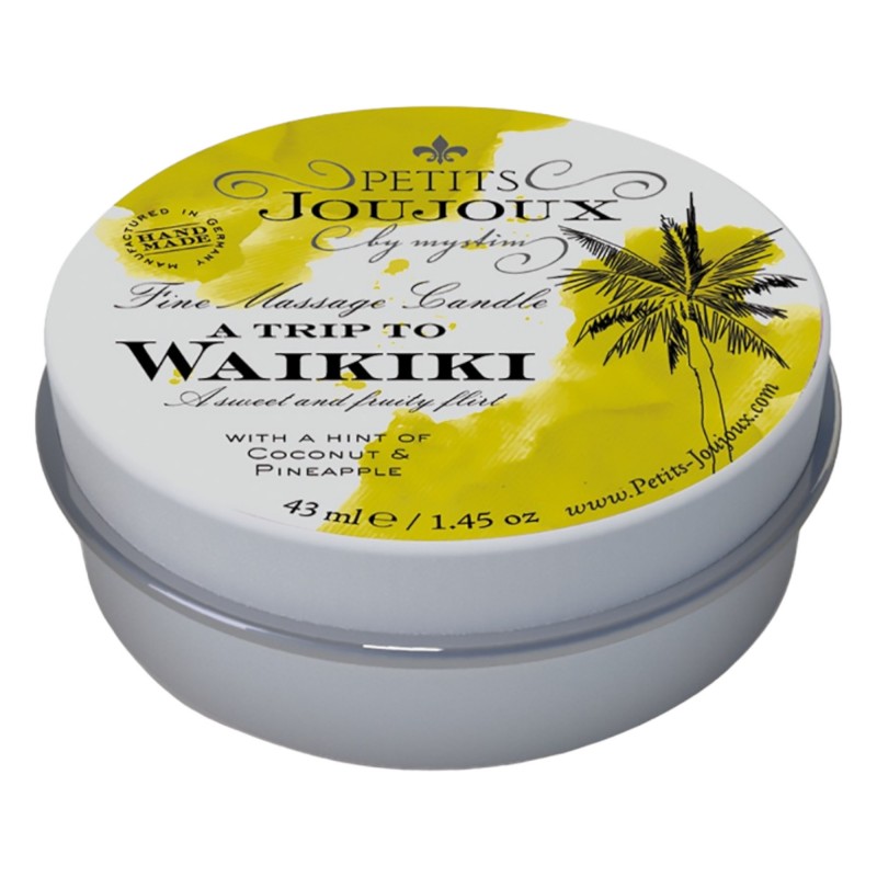 Petits Joujoux Waikiki - masszázsgyertya - kókusz-ananász (43 ml) 89360 termék bemutató kép