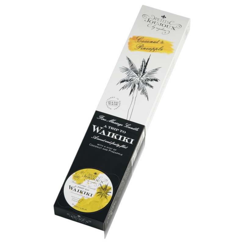 Petits Joujoux Waikiki - masszázsgyertya kókusz-ananász illattal (5 × 43 ml) 157969 termék bemutató kép