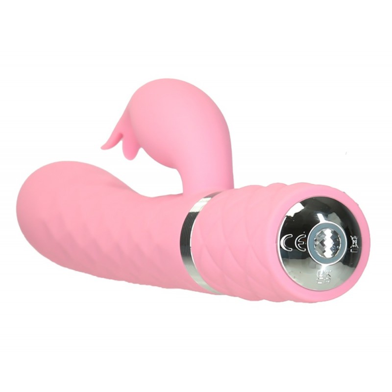 Pillow Talk Lively - akkus, csiklókaros vibrátor (pink) 52629 termék bemutató kép