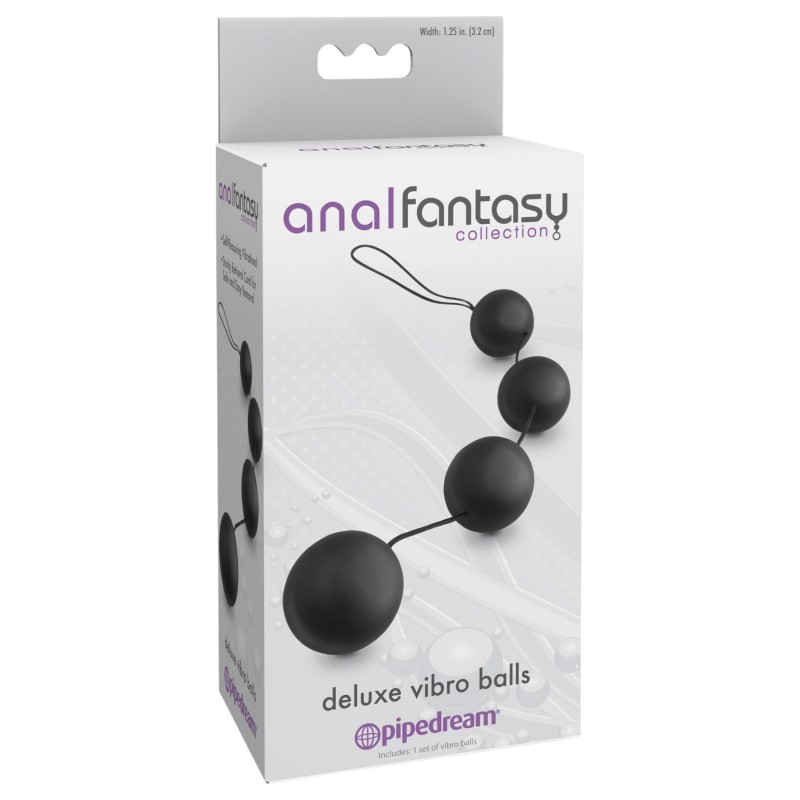 Pipedream - Anal Fantasy - belső golyós anál gyöngysor (fekete) 136968 termék bemutató kép