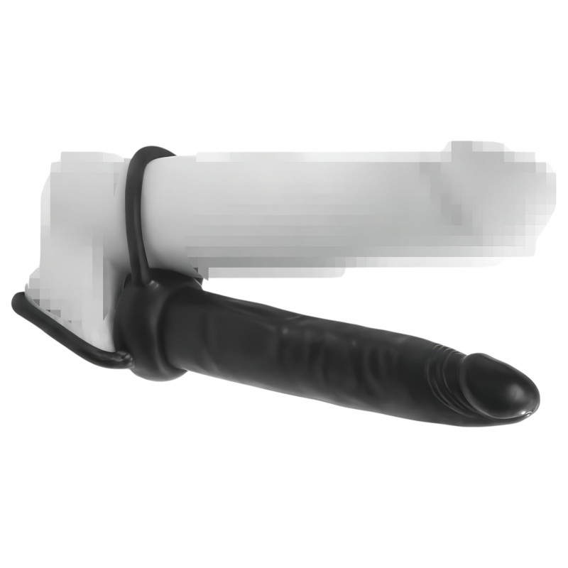 Pipedream Analfantasy Double Trouble - felcsatolható anál dildó (fekete) 136595 termék bemutató kép