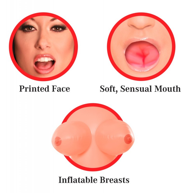 Pipedream Brooke Le Hook - életnagyságú guminő 72521 termék bemutató kép