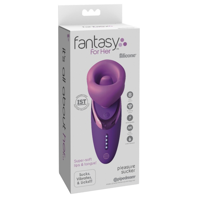 Pipedream Fantasy For Her - léghullámos csiklószívó vibrátor (lila) 166235 termék bemutató kép