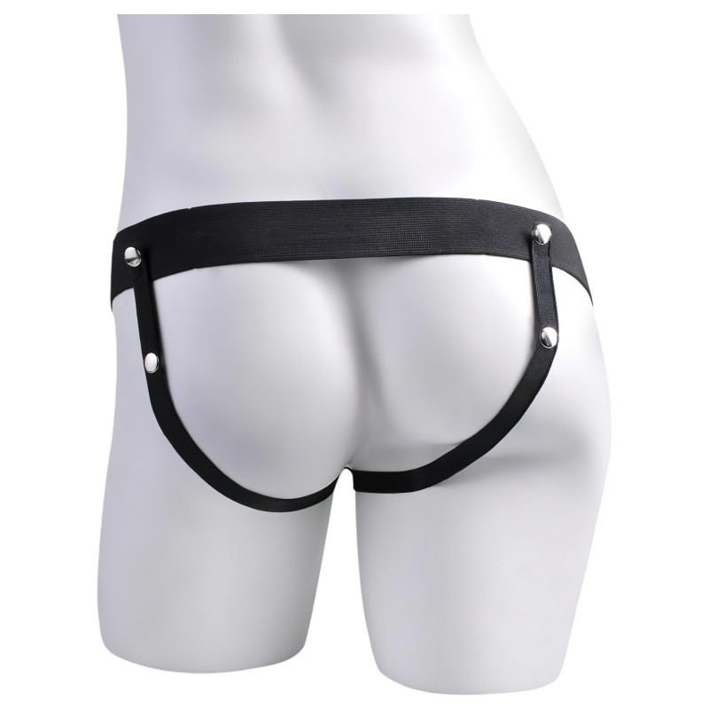 Pipedream Fetish Strap-On 9 - felcsatolható, üreges, spriccelő dildó (testszínű) 141281 termék bemutató kép