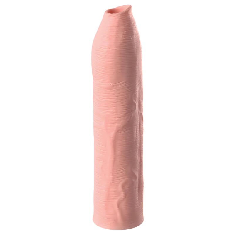 Pipedream X-TENSION Elite - méretezhető, nyitott péniszköpeny (natúr) 136757 termék bemutató kép