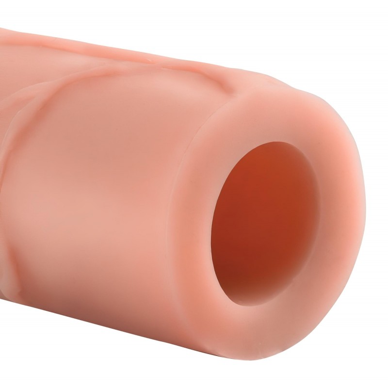 Pipedream - X-TENSION Perfect 1 - élethű péniszköpeny (17,7 cm, natúr) 136691 termék bemutató kép