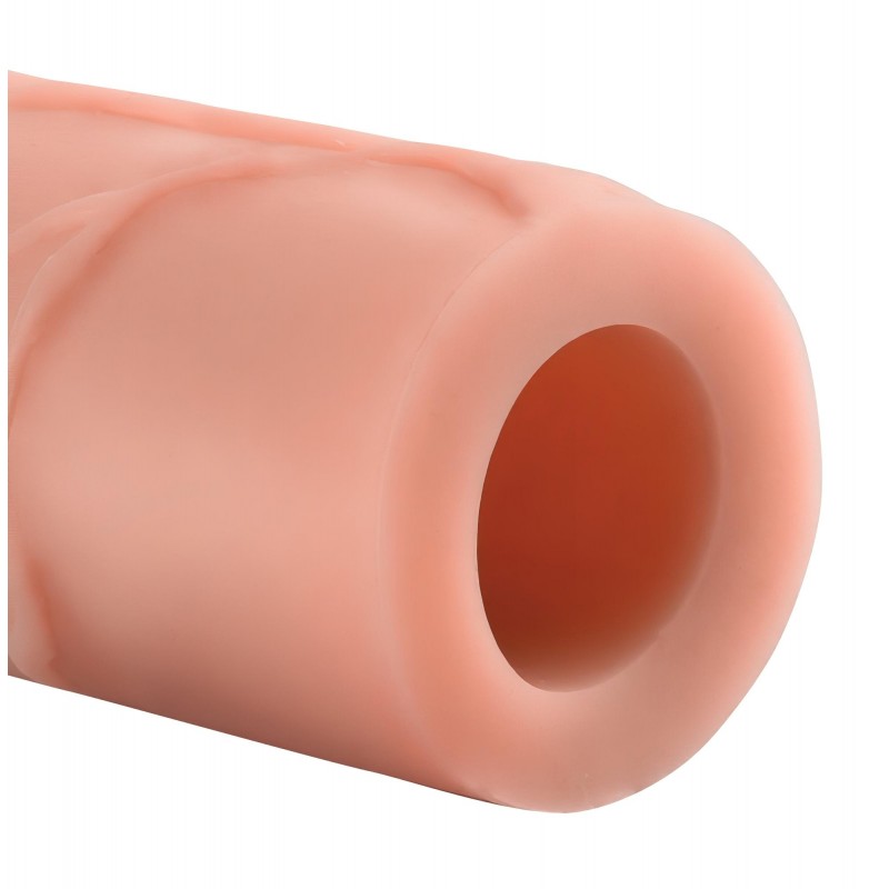 Pipedream - X-TENSION Perfect 3 - élethű péniszköpeny (22,8 cm, natúr) 136668 termék bemutató kép