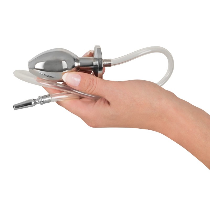 Piss to Ass Plug - üreges anál plug húgycső tágítóval 57998 termék bemutató kép