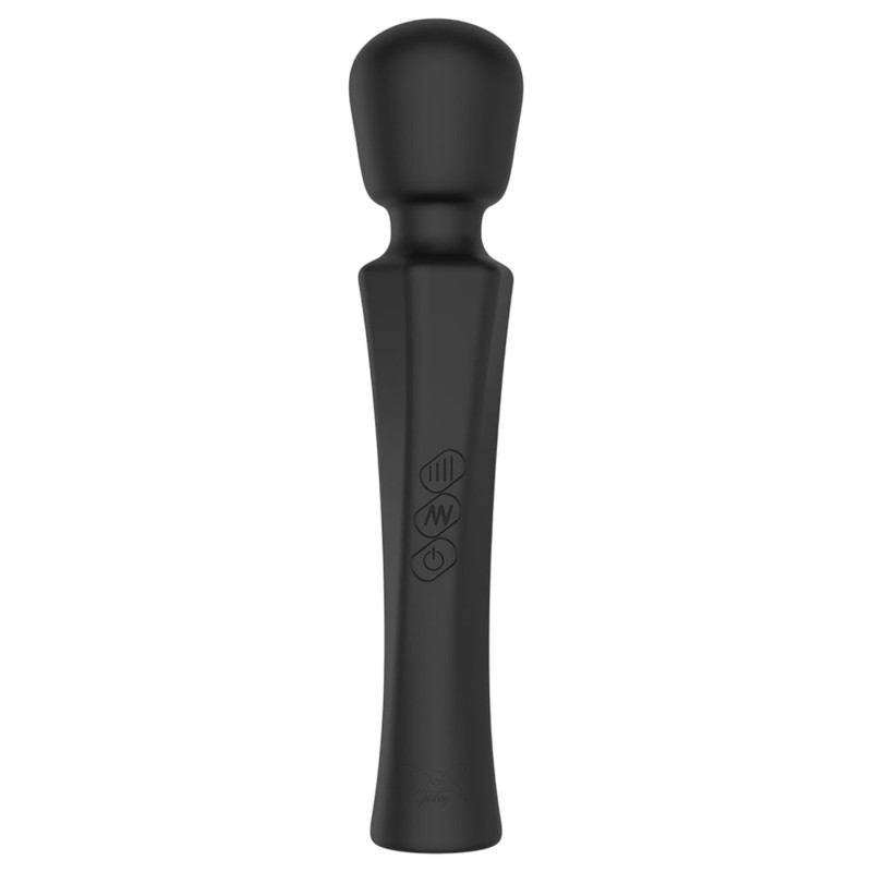 Pixey Aquamini - mini wand vibrátor (fekete) 140102 termék bemutató kép