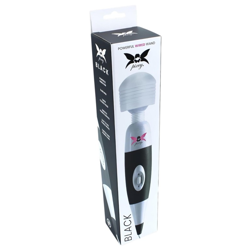 Pixey - vezetékes masszírozó vibrátor (fekete) 150101 termék bemutató kép