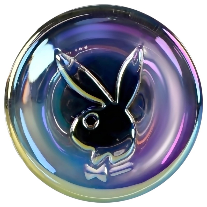 Playboy Jewels - hullámos üveg dildó (átlátszó) 106931 termék bemutató kép