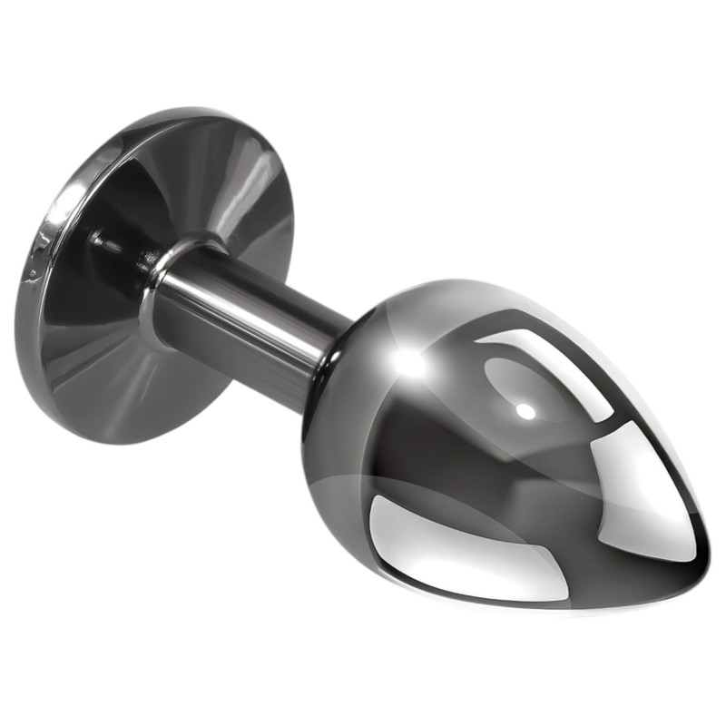 Playboy Tux - anál plug kezdőknek, kis méret (ezüst) 160591 termék bemutató kép
