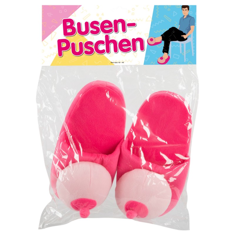 Plüss papucs rózsaszín - mellformájú (42-45) 153024 termék bemutató kép