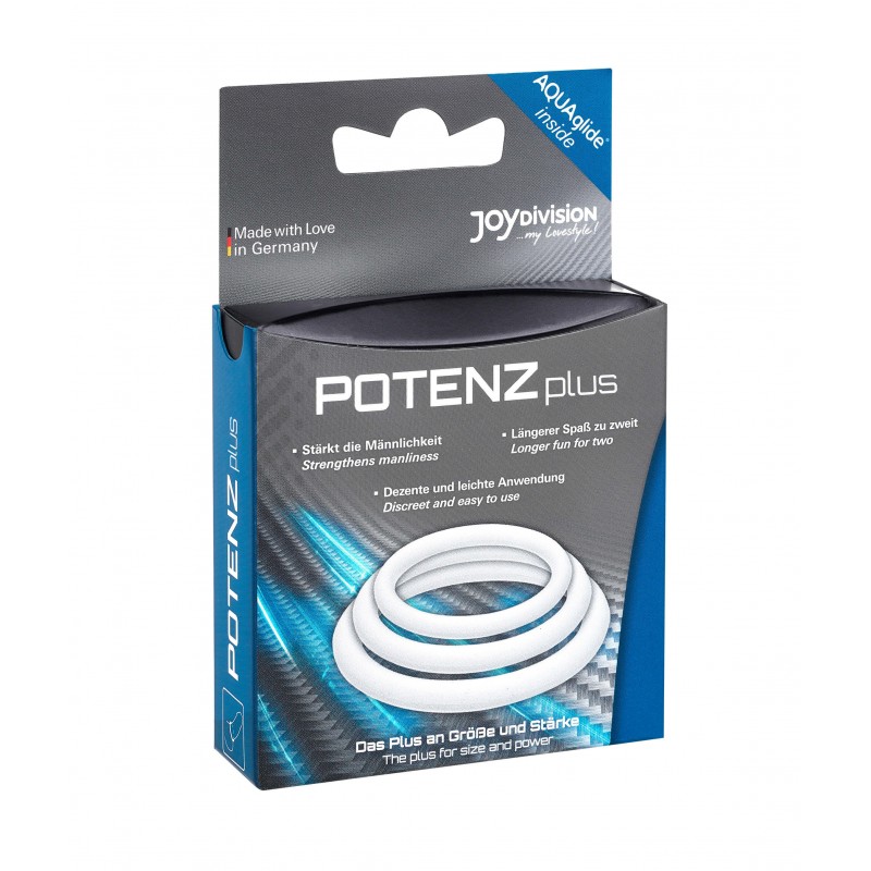 POTENZplus péniszgyűrű - szett (3db) 46036 termék bemutató kép