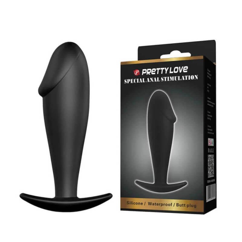 Pretty Love Anal Stimulation Plug - anál plug (fekete) 72161 termék bemutató kép
