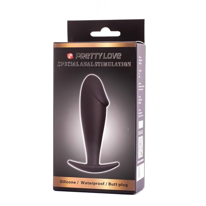 Pretty Love Anal Stimulation Plug - anál plug (fekete) 102420 termék bemutató kép