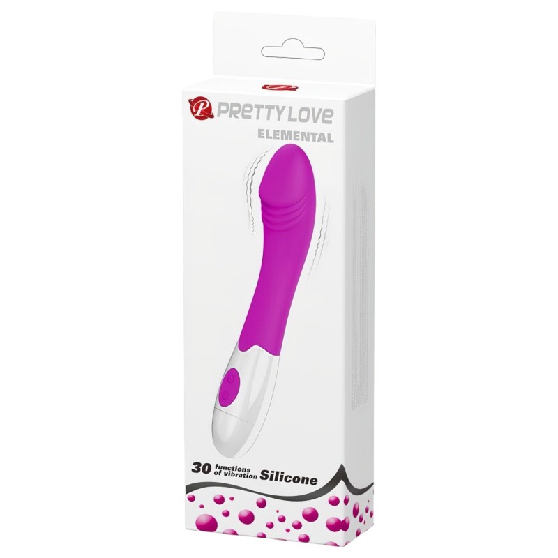 Pretty Love Elemental - G-pont vibrátor 30 rezgésmóddal (lila) 163762 termék bemutató kép