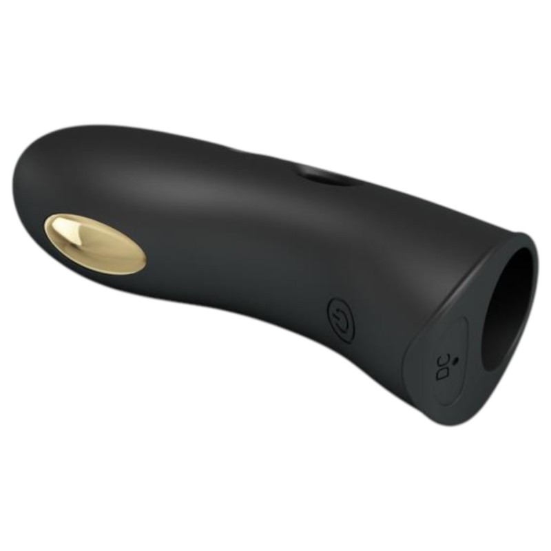 Pretty Love Marico - elektro stimulációs ujjvibrátor (fekete) 121031 termék bemutató kép