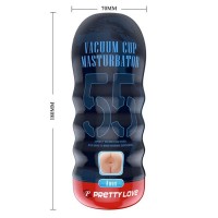 Pretty Love Vacuum Cup - élethű műpopsi maszturbátor (natúr) 72189 termék bemutató kép
