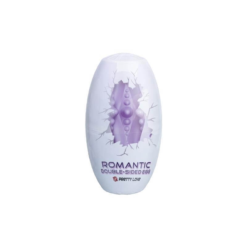 Pretty Love Romantic - maszturbátor tojás - 1 db (lila) 89649 termék bemutató kép