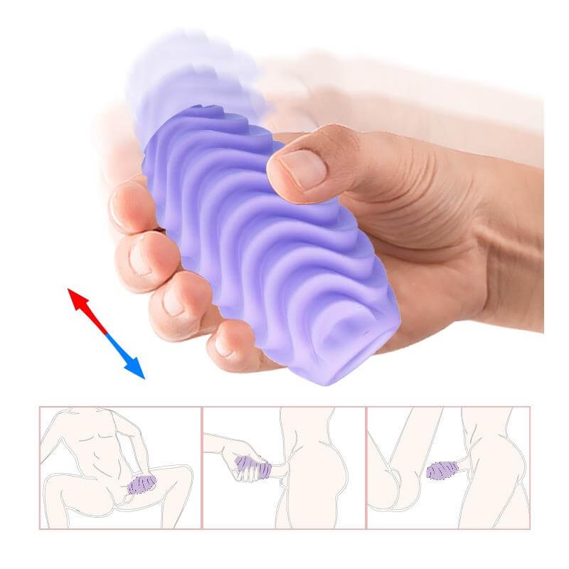 Pretty Love Romantic - maszturbátor tojás - 1db (lila) 86542 termék bemutató kép