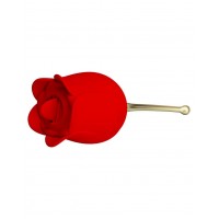 Pretty Love Rose Lover - akkus, nyelves 2in1 csiklóvibrátor (piros) 71528 termék bemutató kép