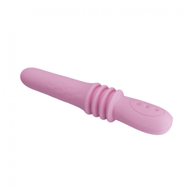 Pretty Love Susie - akkus, vízálló lökő vibrátor (pink) 77197 termék bemutató kép
