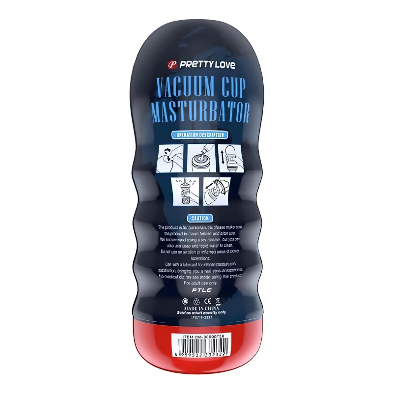 Pretty Love Vacuum Cup - élethű műpunci maszturbátor (testszínű) 141624 termék bemutató kép