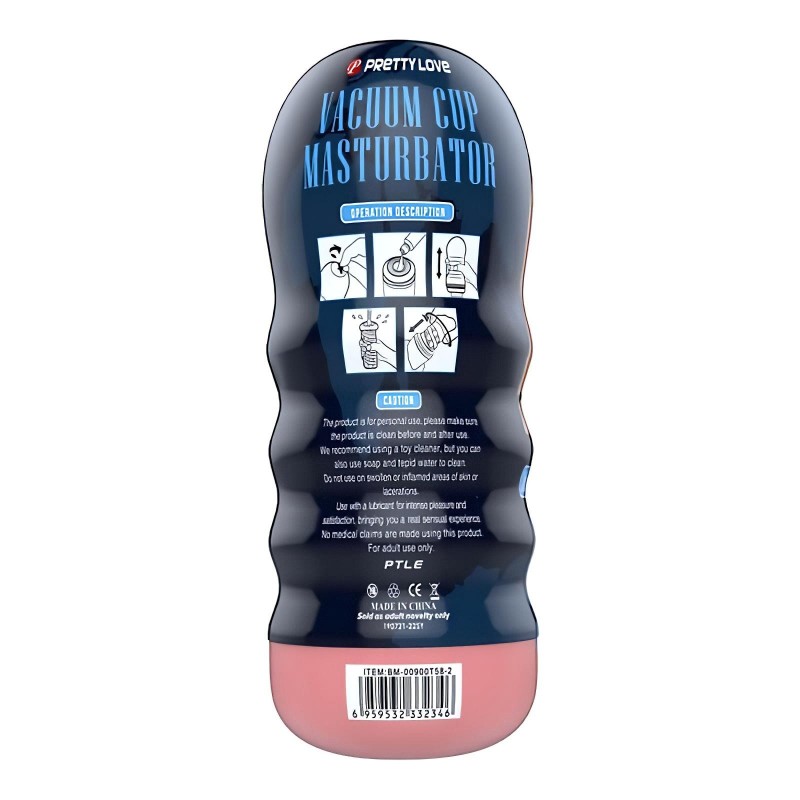 Pretty Love Vacuum Cup - élethű száj maszturbátor (testszínű) 141628 termék bemutató kép