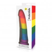 Pride - Szilikon dildó (szivárvány) 10839 termék bemutató kép
