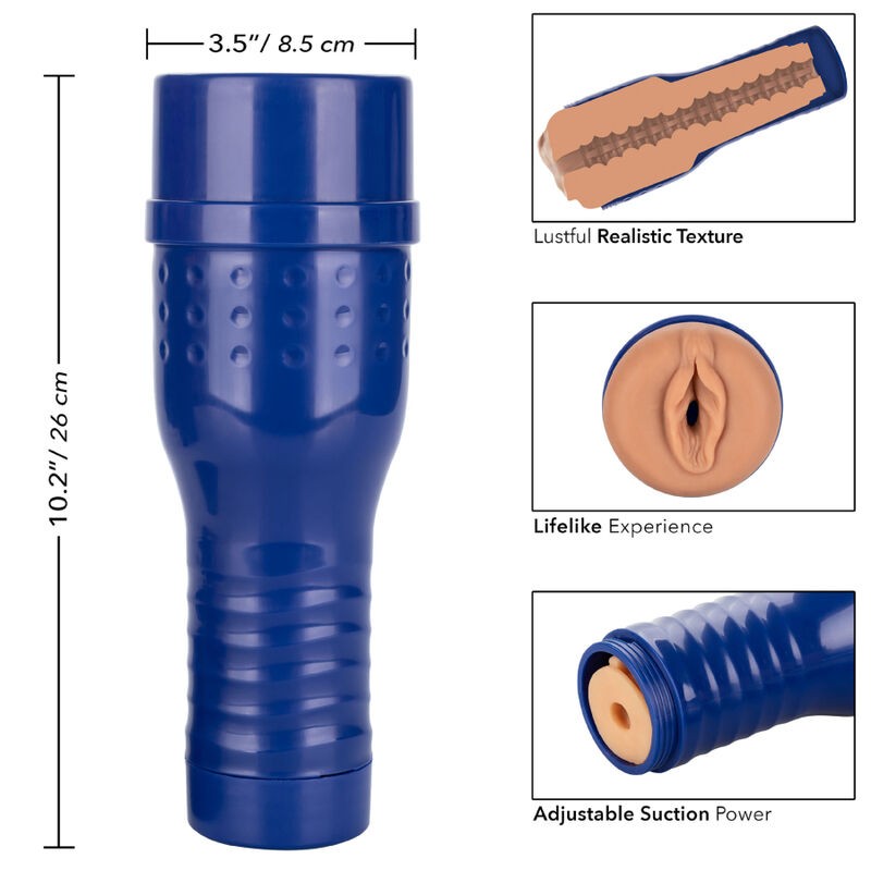 Private - Alexa Tomas műpunci (natúr-kék) 93522 termék bemutató kép