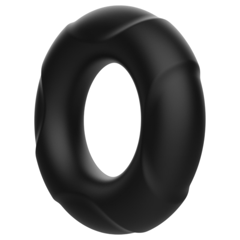 Pulselock Cirkl - szilikon péniszgyűrű (fekete) - 18mm 148538 termék bemutató kép