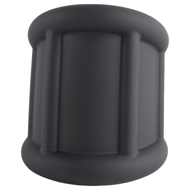 Pulselock Cocktura - fekete bordázott szilikon péniszgyűrű (30 mm) 148592 termék bemutató kép