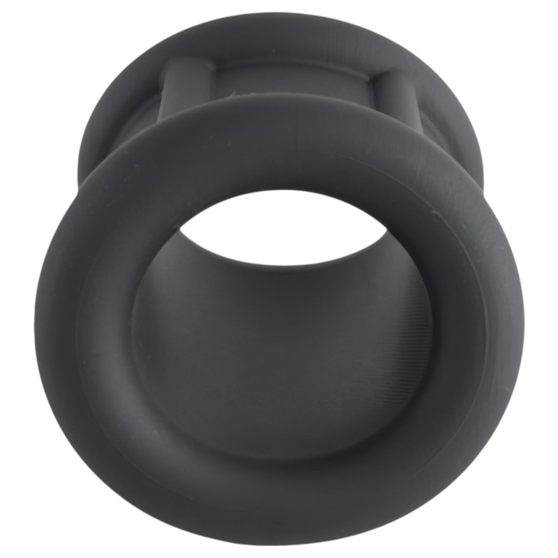 Pulselock Cocktura - fekete bordázott szilikon péniszgyűrű (30 mm) 167471 termék bemutató kép