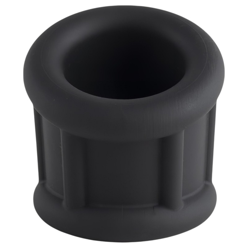 Pulselock Cocktura - fekete bordázott szilikon péniszgyűrű (30 mm) 167474 termék bemutató kép