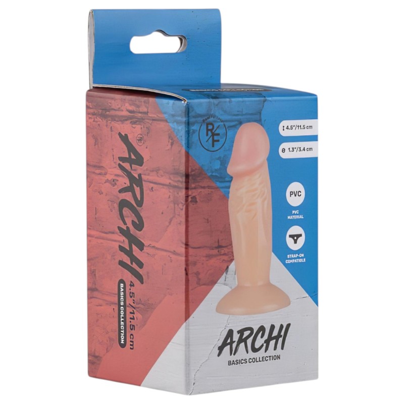 Real Fantasy Archi - élethű dildó - 11,5 cm (natúr) 130955 termék bemutató kép