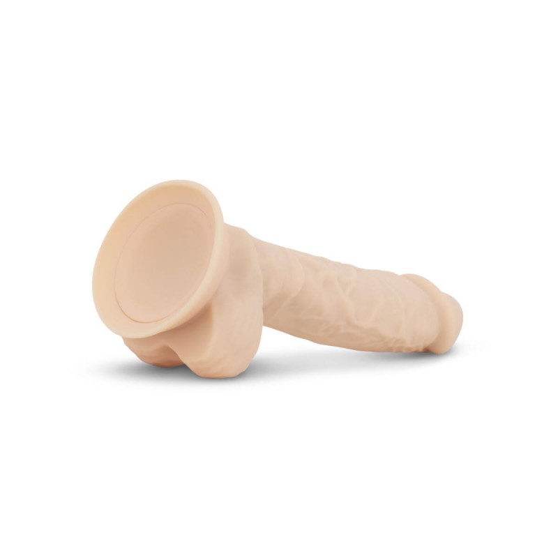 Real Fantasy Conrad - tapadókorongos vibrátor - 20cm (natúr) 66368 termék bemutató kép