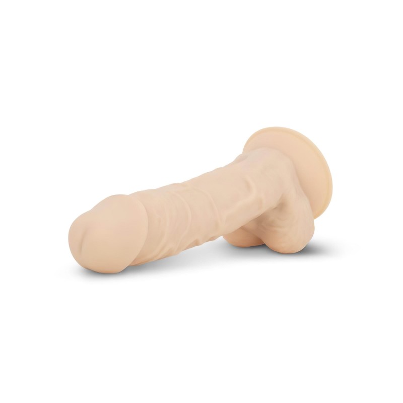 Real Fantasy Conrad - tapadókorongos vibrátor - 20 cm (testszínű) 141483 termék bemutató kép