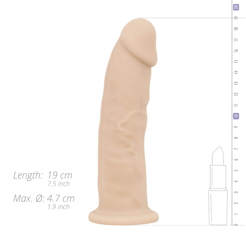 Real Fantasy Parker - élethű dildó - 19 cm (natúr) 131947 termék bemutató kép